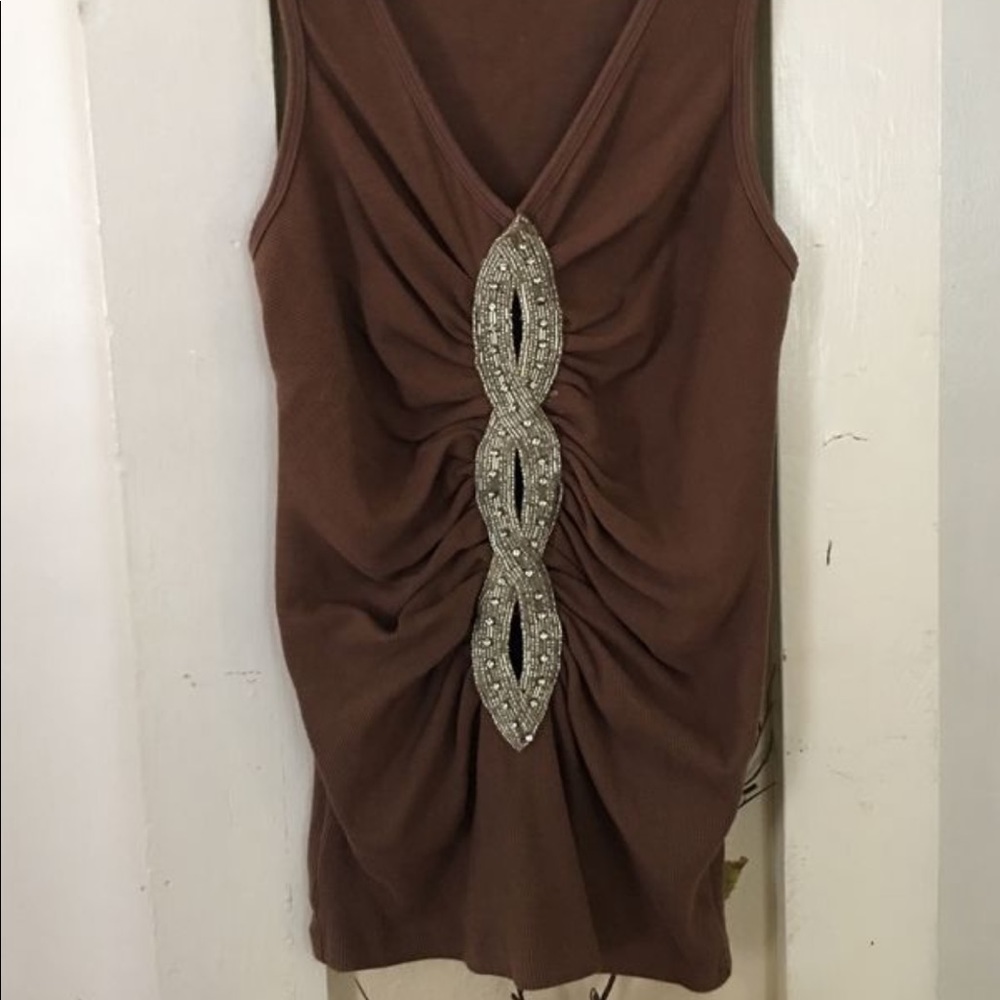 Jagger Beaded Embellished tank top